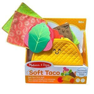 Melissa & Doug Baby Toy Soft Taco Fill & Spill Sensory Infant Toddler NEW